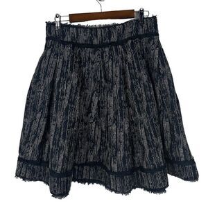 Z Spoke by Zac Posen Dark Blue & Tan Skirt size 12